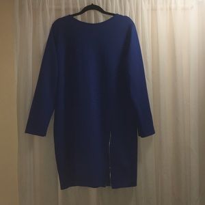 Royal Blue Scuba Dress